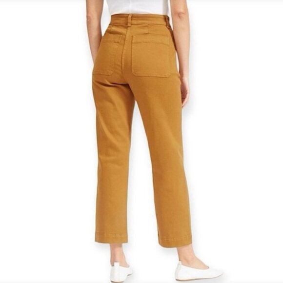 Everlane tapenade cropped straight tall pants size 00 - Picture 3 of 8